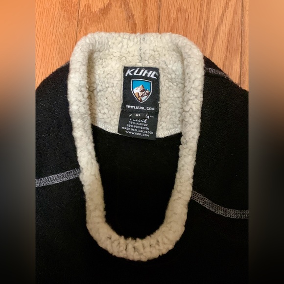 Vtg Men’s XL KUHL Alfpaca Fleece Lightweight Packable Stovepipe Rollneck Sweater - Picture 9 of 14